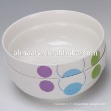 bol en porcelaine en gros avec un nouveau design